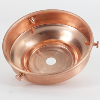 3-1/4in. Fitter Flat Top Copper Holder - Unfinished Copper