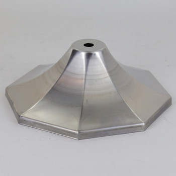Steel Octagonal Canopy with 1/8ips Slip Center Hole 4-5/8in DIameter X 1-7/8in Height