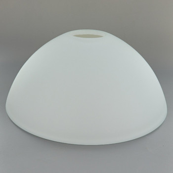 8in Diameter Frosted Dome Shade with 1-5/8in Hole