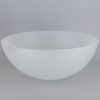 10in Diameter Frosted Dome Shade with 1-5/8in Hole