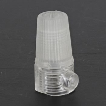1/8ips Female Threaded Plastic Strain SVT Relief - Clear. Used For SVT Type Wire.