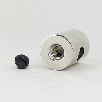 1/8ips Female Swag Light Cord Bushing for SVT Type Wire - Nickel Plated over Brass 1/8ips Female Swag Light Cord Bushing for SVT Type Wire - Nickel Plated over Brass