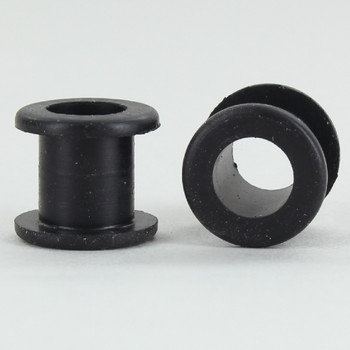 9/16in (0.56in) Diameter Black Rubber Grommet for 3/8in (0.375in) Thick Panels.