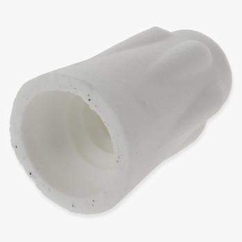 Large Porcelain Wire Nut for use with up to 2 # 14 Max x 2, 16.  Rated 150C, 300V.