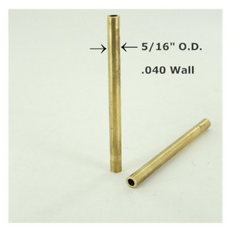 5/16in. Smooth Soft Unfinished Brass Tubing