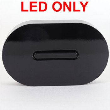 Black Electronic table/floor push button dimmer, specific for dimmable mains voltage led modules.