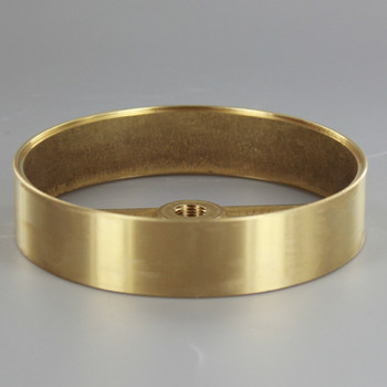 4in (100mm) Diameter with Blank No Side Hole Cast Brass Body Ring