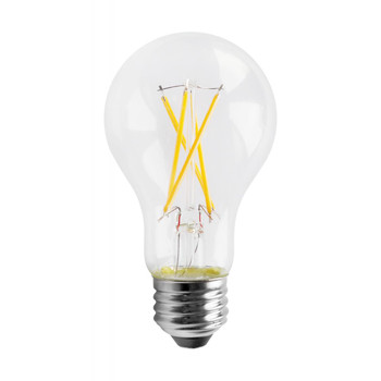 8-watt LED bulb is an elegant and traditional lighting solution for the home. Illuminate dining rooms, living rooms, and office spaces with this dimmable, clear bulb. Featuring a beam spread of 360 degrees, this bulb delivers 15,000 hours of warm white light.