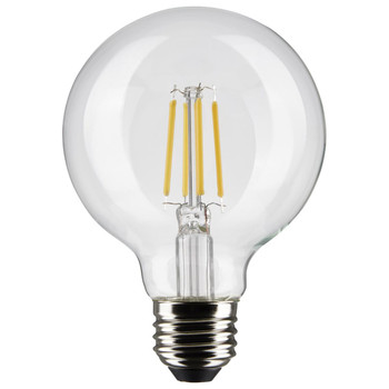4.5-watt LED lamp is traditional, yet contemporary with its vintage style and energy saving LED technology. Elegantly illuminate any room in the house with this dimmable, globe shaped bulb. Sophisticated and modern, this lamp delivers 15,000 hours of natural white light.