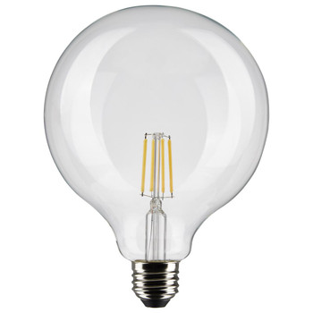 6-watt LED lamp is traditional, yet contemporary with its vintage style and energy saving LED technology. Elegantly illuminate any room in the house with this dimmable, globe shaped bulb. Sophisticated and modern, this lamp delivers 15,000 hours of warm white light.