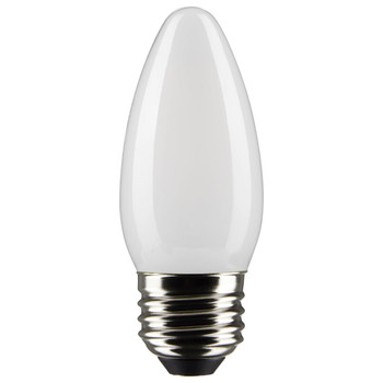 4 Watt B11 LED; Frost; Medium base; 90 CRI; 2700K; 120 Volt