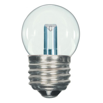 1.2 Watt LED; S11; Clear; 2700K; Medium base; 120 Volt; Carded