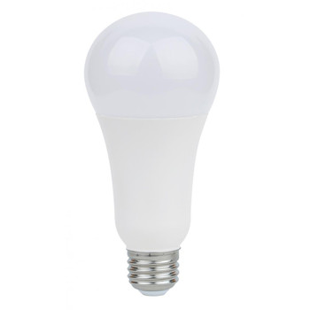 5/14/20 Watt A21 LED; 3-Way Lamp; White Finish; 4000K CCT; Medium Double Contact Base; 120 Volt
