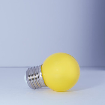 Yellow G14 LED  E-26 Base Globe Bulb