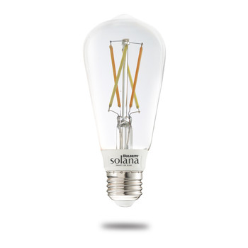 SMART LED WIFI BULB 5.5W ST18 WHITE LIGHT CLEAR 60W EQUIVALENT