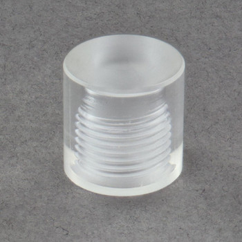 1/2in Diameter X 1/2in Height 1/4-27 UNF Threaded Clear Acrylic Finial