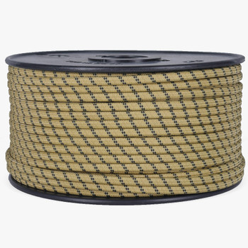 18/2 SPT1-B Gold with Black 2 Line Pattern Nylon Fabric Cloth Covered Lamp and Lighting Wire