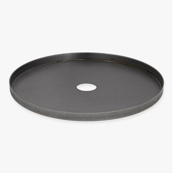 3-1/4n. Unfinished Steel Straight Edge Check Ring - 1/8ips