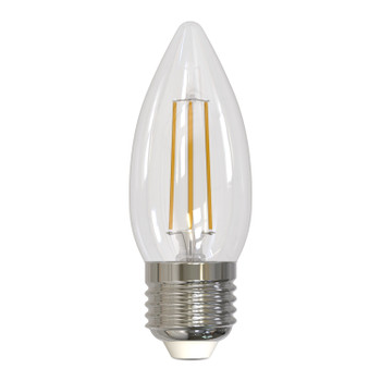 5W LED B11 2700K FILAMENT E26 FULLY COMPATIBLE DIMMING