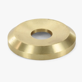 1-1/8in. x 1/8ips slip Turned Brass Concaved Check Ring - Unfinished Brass 1-1/8in. x 1/8ips slip Turned Brass Concaved Check Ring - Unfinished Brass