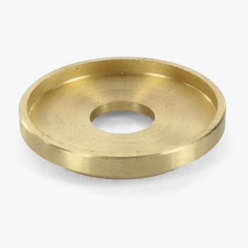 1-1/8in. x 1/8ips slip Turned Brass Concaved Check Ring - Unfinished Brass 1-1/8in. x 1/8ips slip Turned Brass Concaved Check Ring - Unfinished Brass