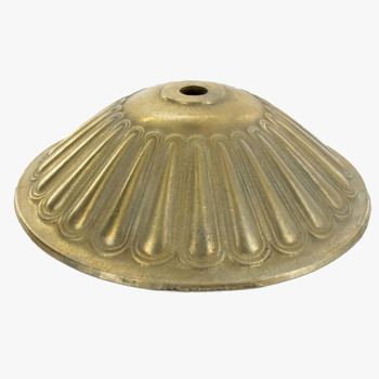 140mm Diameter Cast Brass Arch Canopy / Backplate with 1/8ips Slip Center Hole 140mm Diameter Cast Brass Arch Canopy / Backplate with 1/8ips Slip Center Hole