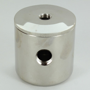 2 X 1/4ips. Side Holes - 1/4ips Bottom - Large Modern Cluster Body - Nickel Plated