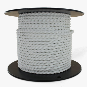 18/3 AWG SPT-1 Type - White Cotton Cloth Covered Twisted Wire. 18/3 AWG SPT-1 Type - White Cotton Cloth Covered Twisted Wire.