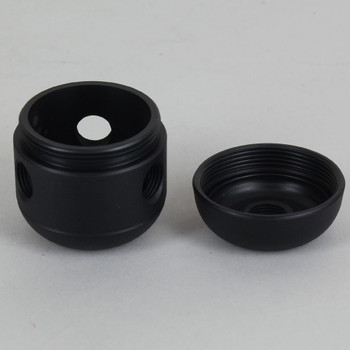 3 X 1/8ips. Side Holes - 1/4ips Bottom - Large Cluster Body - Black Powder Coated Finish