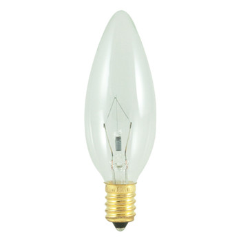25W - 130V Clear E-14 European Base Torpedo Bulb 25W - 130V Clear E-14 European Base Torpedo Bulb