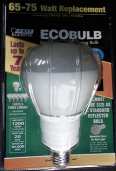 60-75W R30 Replacement! 20W White E-26 Base R40 Compact Fluorescent Reflector Bulb