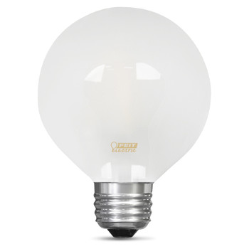 2.5W Frosted Dimmable LED E-26 Base G25 Globe Bulb