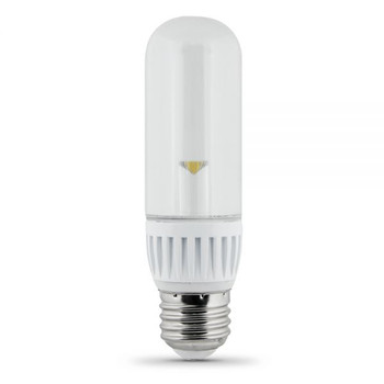 3W Clear LED E-26 Base T10 Tubular Bulb