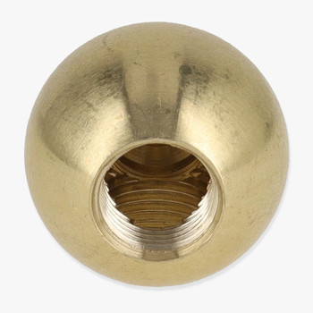 1/8ips Threaded - 7/8in Diameter 90 Degree Ball Armback - Unfinished Brass