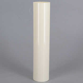 6in. Long Soft Plastic E-26 Base Candle Socket Cover - Edison - Cream Color