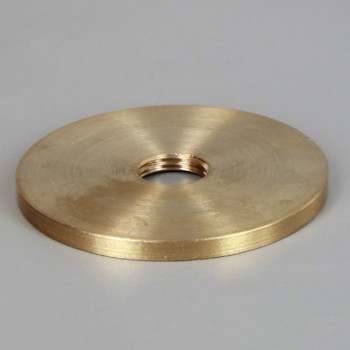 1-3/4in. X 1/8ips Threaded Straight Edge Turned Brass Check Ring