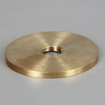 1/2in. x 1/8ips Threaded Straight Edge Turned Brass Check Ring