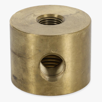 1/8ips Threaded - 1-1/4in Diameter 3 Way  Disc Armback - Unfinished Brass