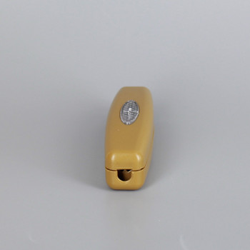 In-Line LED Push Button Dimmer with Trailing edge technology - Gold