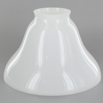 Dysmio Lighting White Opal Glass Bell Shade 2-1/4" Fitter Pack of 6 