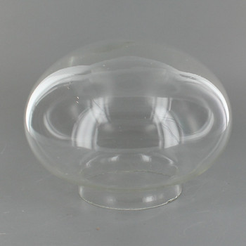 Clear Hand Blown Bubble Shade with 3-1/4in. Neck
