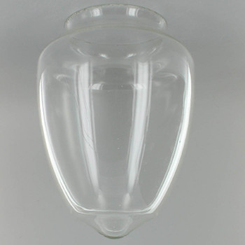 8in. Clear Gothic Glass with 4in. Neck