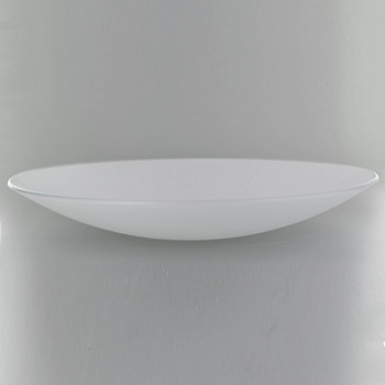 21in. Diameter Sandblasted/White Painted Dish with 1/2in. Hole