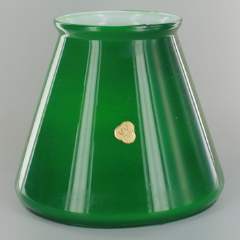 CASED GREEN TAPERED STUDENT SHADE WITH 6-7/8IN. NECK