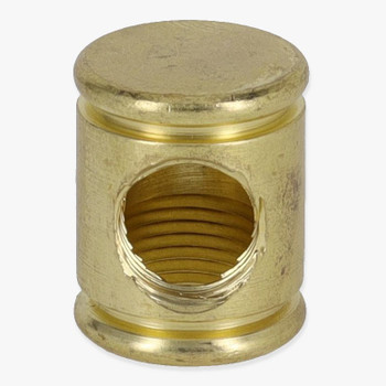 1/8ips Threaded - 9/16in Diameter 90 Degree Straight Armback - Unfinished Brass