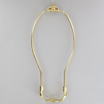 9in. Brass Plated Regular Duty Harp with Saddle