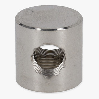 1/8ips Threaded - 3/4in Diameter Tee Fitting Straight  Armback - Polished Nickel