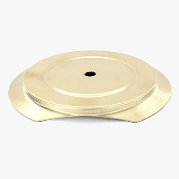 5-1/4in Steel Neckless Ball Holder Insert - Unfinished Brass 5-1/4in Steel Neckless Ball Holder Insert - Unfinished Brass