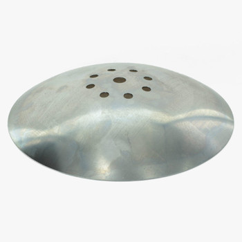 7in Diameter Vented Neckless Holder Cover - Unfinished Steel