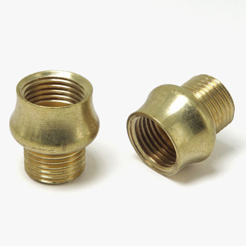 1/8ips Male X 1/8ips Female Unfinished Brass Mushroom Nozzle